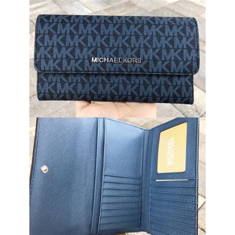 michael kors mens wallet blue